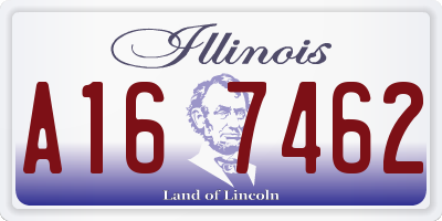 IL license plate A167462
