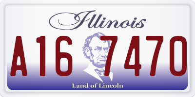 IL license plate A167470