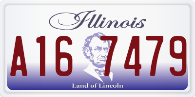 IL license plate A167479