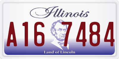 IL license plate A167484