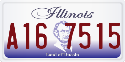 IL license plate A167515