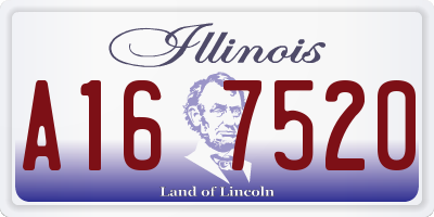 IL license plate A167520