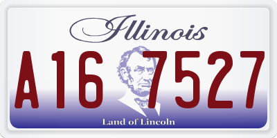 IL license plate A167527