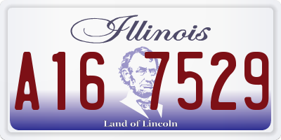 IL license plate A167529