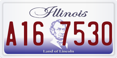 IL license plate A167530