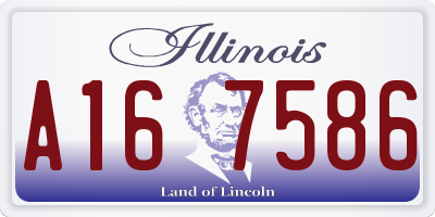 IL license plate A167586