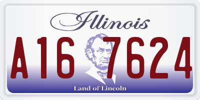 IL license plate A167624