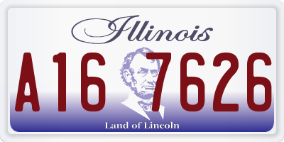 IL license plate A167626