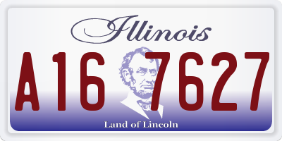 IL license plate A167627