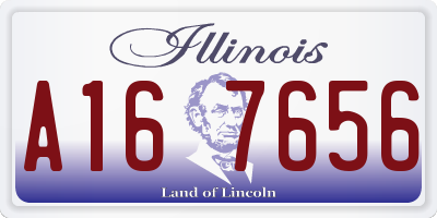IL license plate A167656