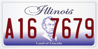 IL license plate A167679
