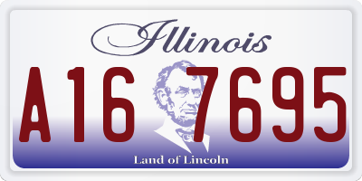IL license plate A167695