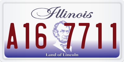 IL license plate A167711