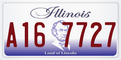 IL license plate A167727