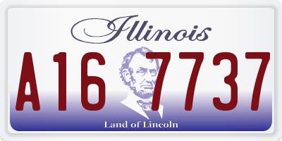 IL license plate A167737