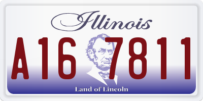 IL license plate A167811
