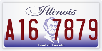 IL license plate A167879