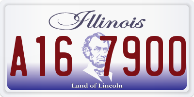 IL license plate A167900