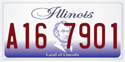 IL license plate A167901