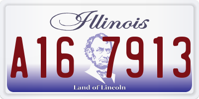 IL license plate A167913