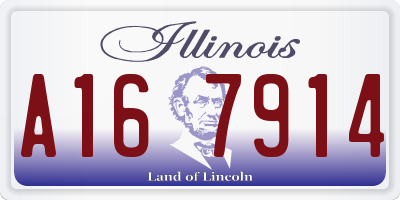 IL license plate A167914