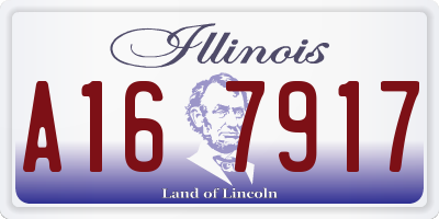 IL license plate A167917