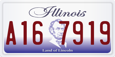 IL license plate A167919