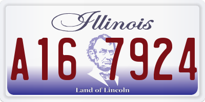 IL license plate A167924