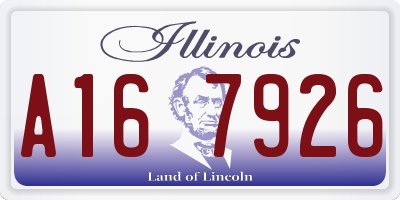 IL license plate A167926