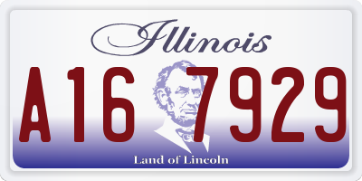 IL license plate A167929