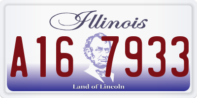 IL license plate A167933