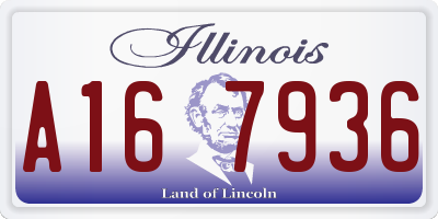 IL license plate A167936