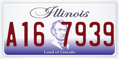 IL license plate A167939