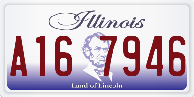 IL license plate A167946