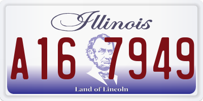IL license plate A167949