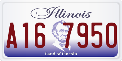 IL license plate A167950