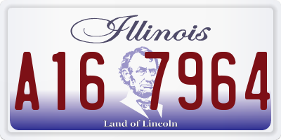 IL license plate A167964