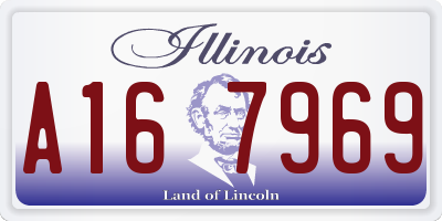 IL license plate A167969