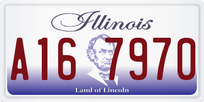 IL license plate A167970