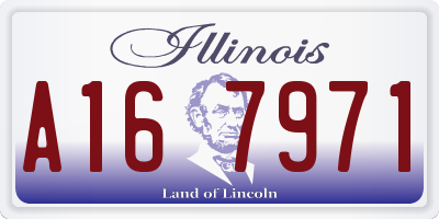 IL license plate A167971