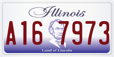 IL license plate A167973