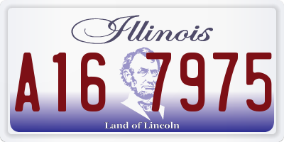 IL license plate A167975