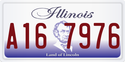 IL license plate A167976