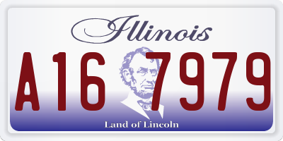 IL license plate A167979