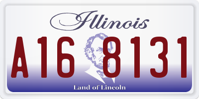 IL license plate A168131