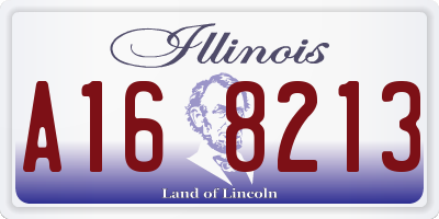 IL license plate A168213