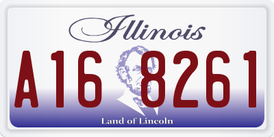 IL license plate A168261