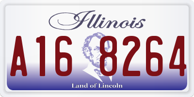 IL license plate A168264