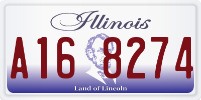 IL license plate A168274