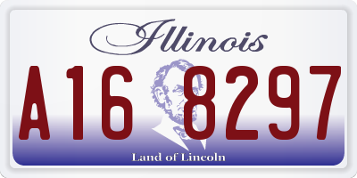 IL license plate A168297